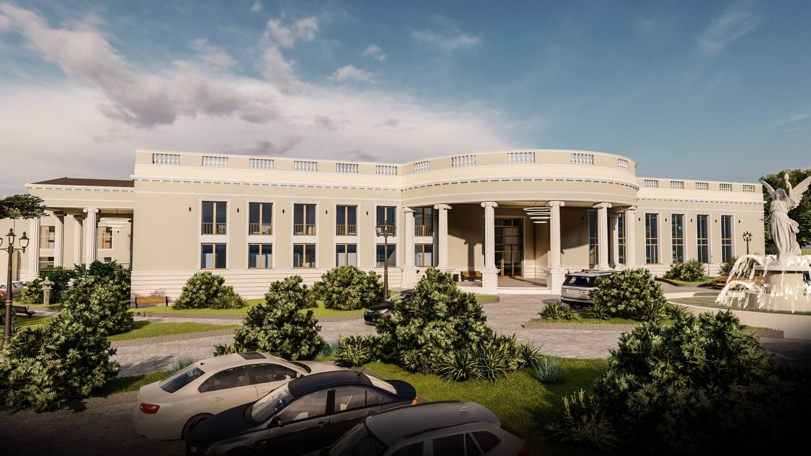 Complexul Coroana văzut din exterior
